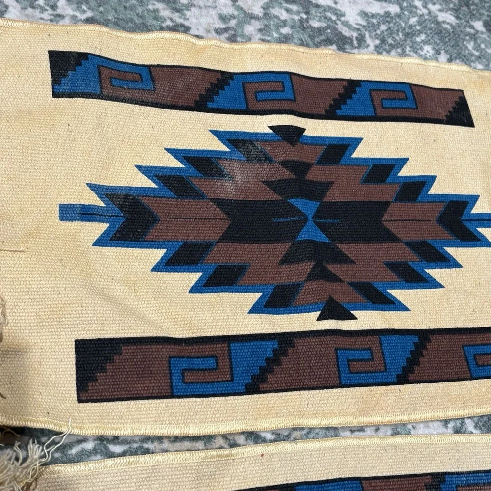 woven Southwestern-style cotton placemats Set Of 4